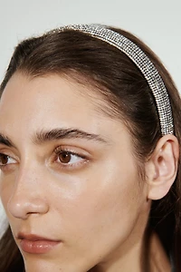 Rhinestone-Embellished Hairband