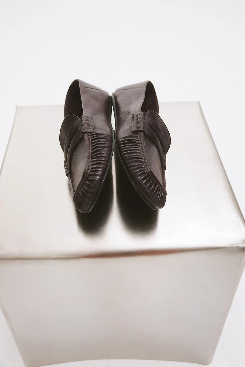 Mocassins en cuir