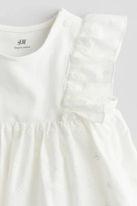 Ruffle-trimmed Bodysuit Dress