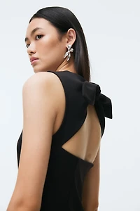 Open-Back Mini Dress