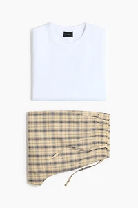 2-Piece Cotton Loungewear Set