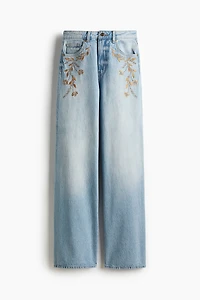 Wide-Leg Ultra High Jeans
