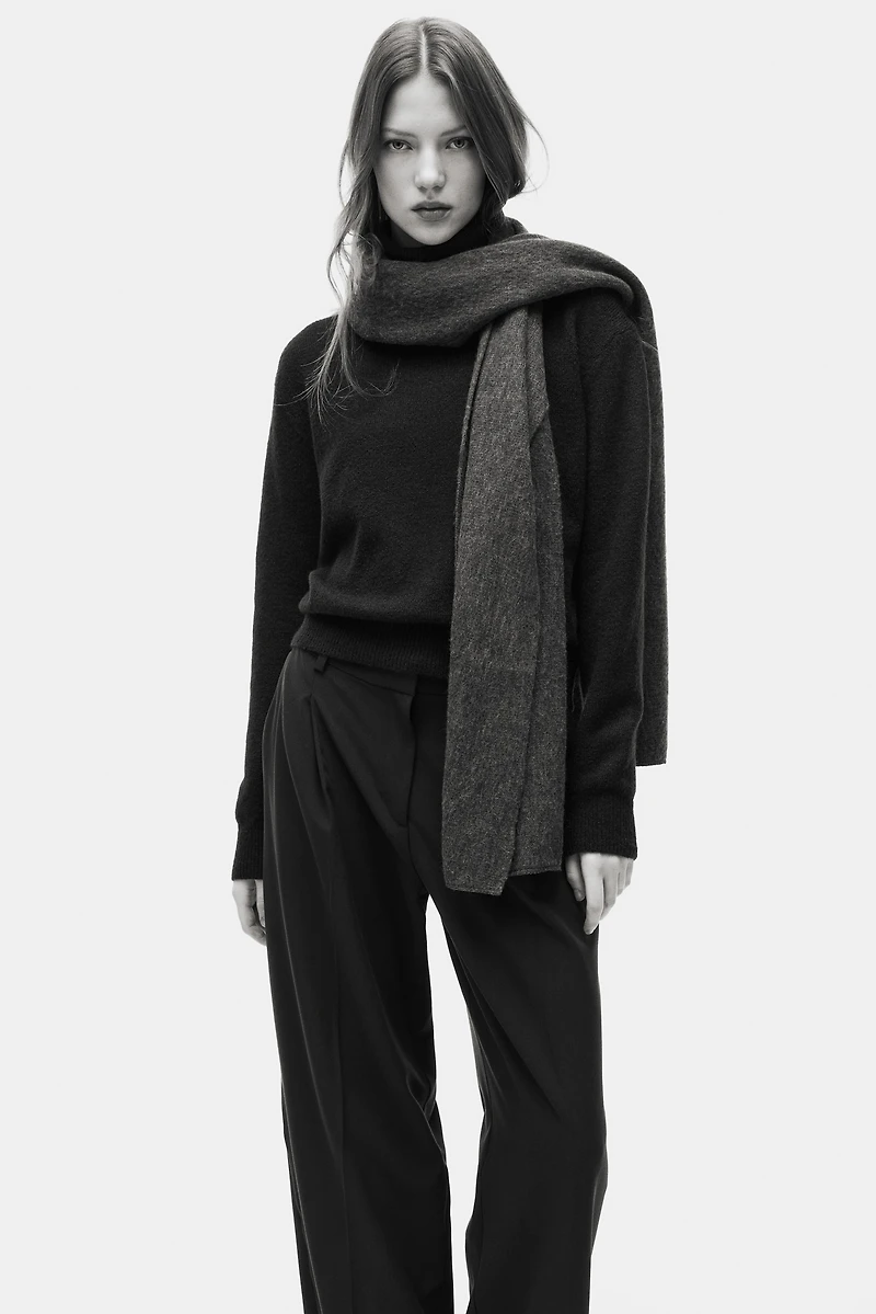 Wide-Leg Dress Pants