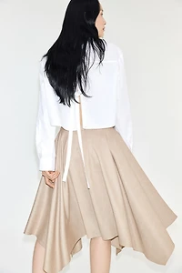 Jupe avec bas asymétrique