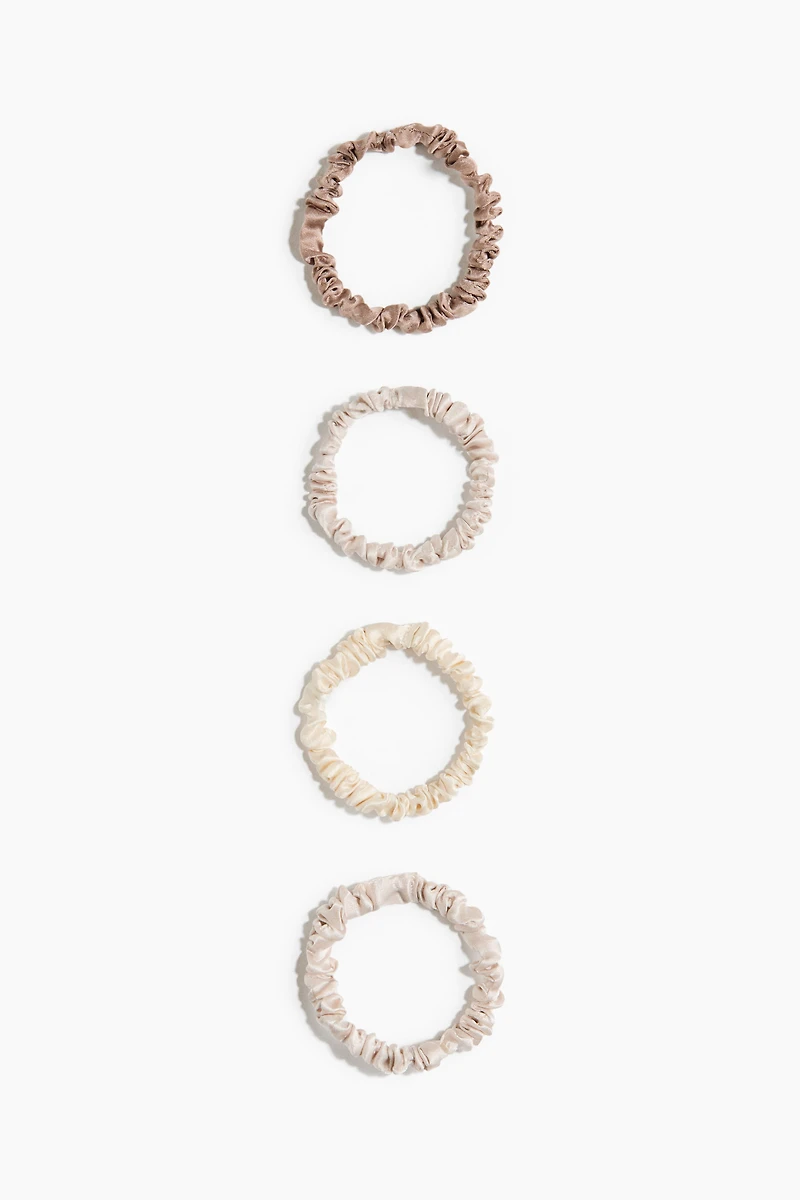 4-pack Silk Scrunchies