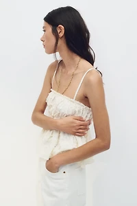 Textured Jersey Top
