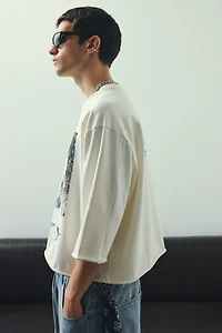 Oversized-Fit Cropped T-Shirt