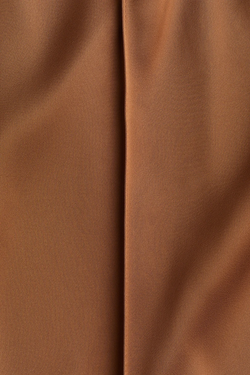 Wide Crease-Detail Pants