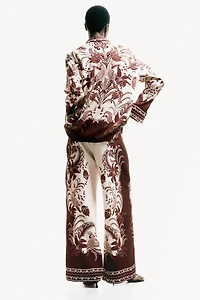Printed Pull-On Pants