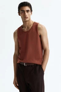 Regular-Fit Knit Tank Top