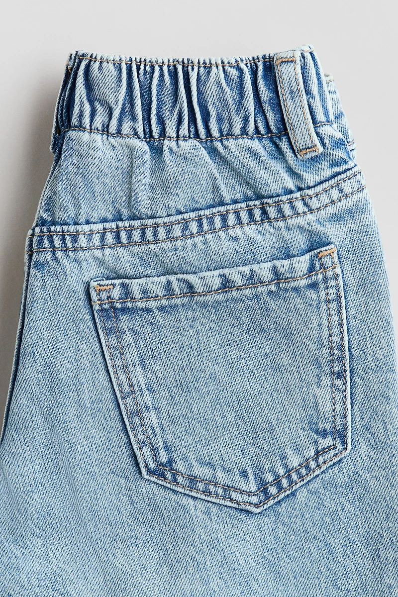Loose-Fit Barrel Jeans
