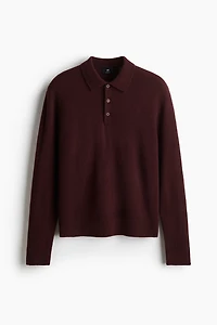 Regular-Fit Wool Polo Shirt