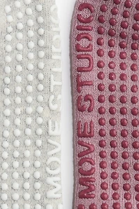 2-Pack Non-Slip Yoga Socks