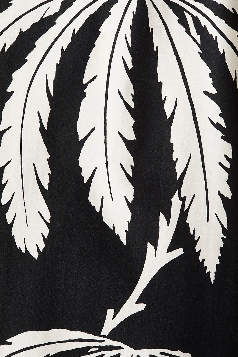 Drawstring-Neck Dress