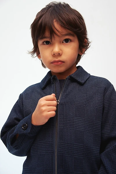 Jacquard-Jersey Overshirt