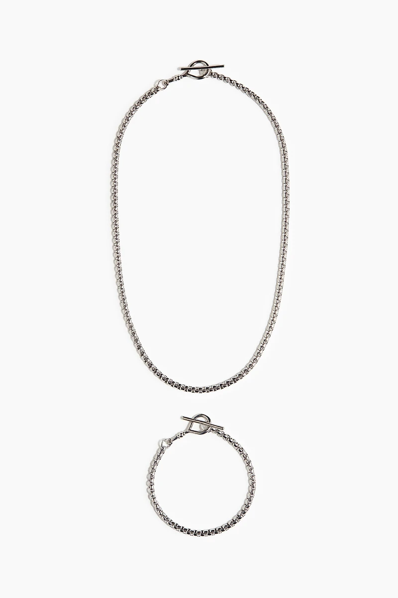 2-Pack Necklace and Bracelet