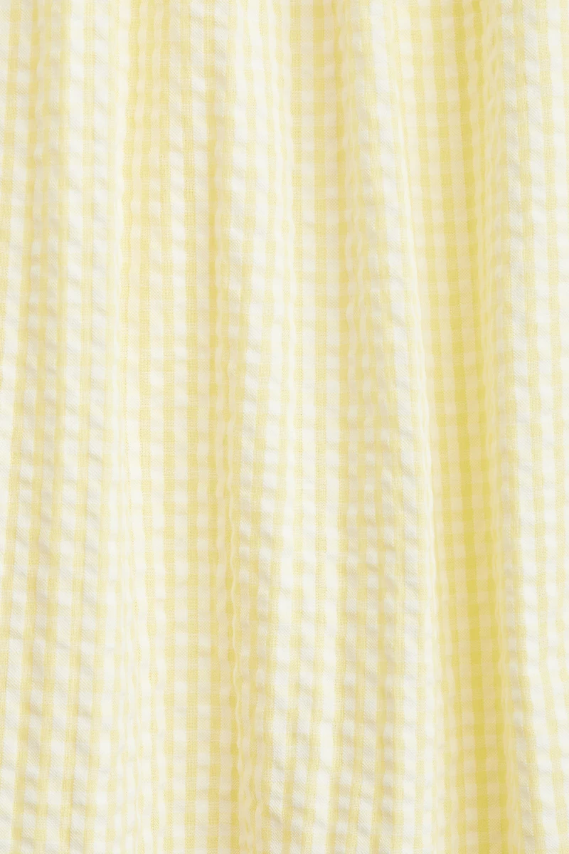 Smocked Seersucker Dress