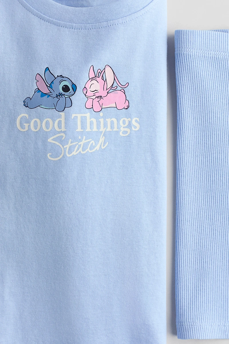 2-Piece Printed Cotton Set