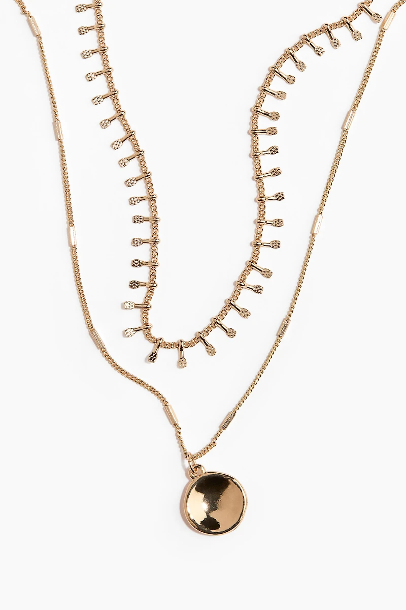 Collier à deux rangs