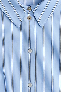 Robe chemise avec ceinture à nouer