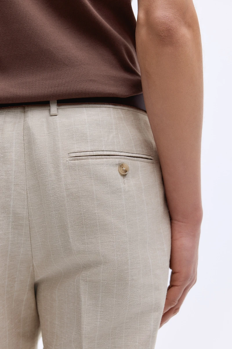 Regular-Fit Tailored Pants