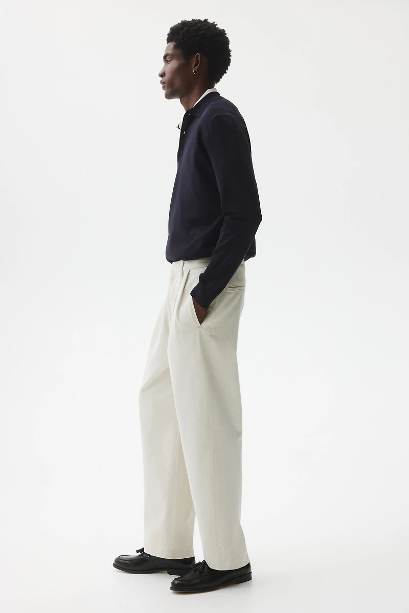 Regular-Fit Fine-Knit Polo Shirt