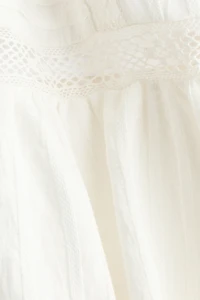 Jupe maxi avec dentelle