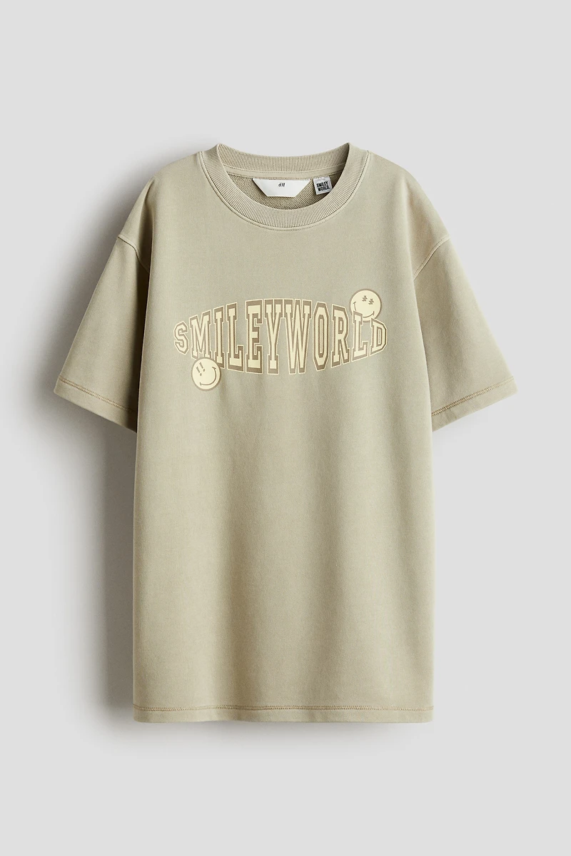T-Shirt with Printed Motif