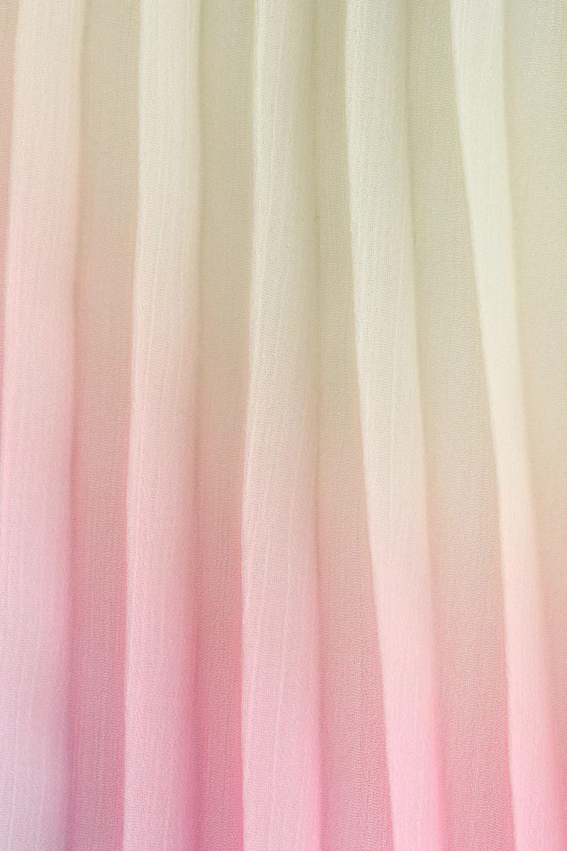 Plissé Chiffon Dress