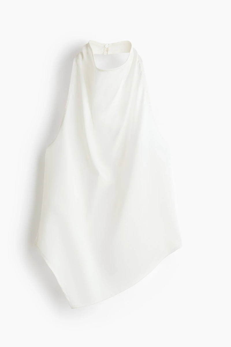 Asymmetric Halterneck Top
