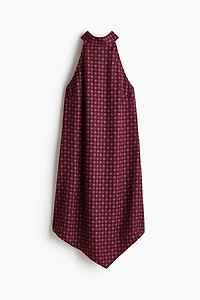 Tie-Detail Handkerchief Dress