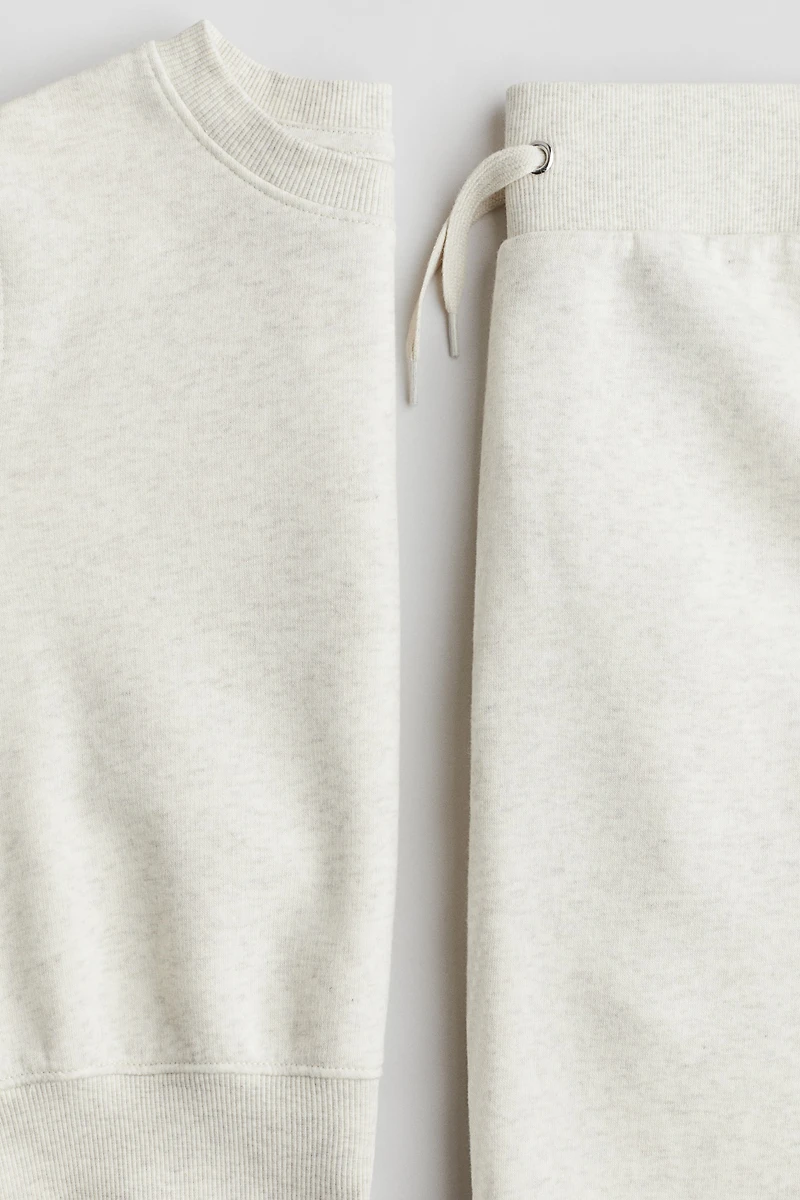 2-Piece Brushed-Inside Sweatsuit