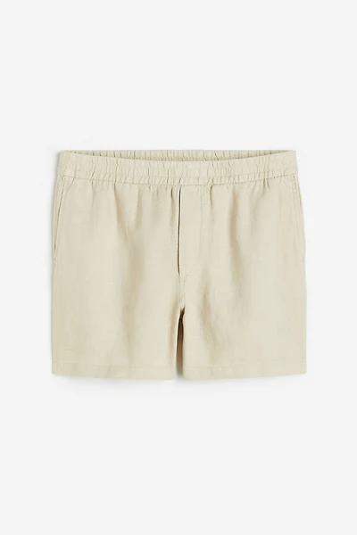 Short Coupe Classique en lin