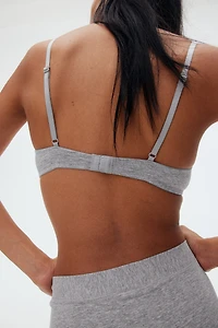 Soft-Cup Cotton Push-Up Bra