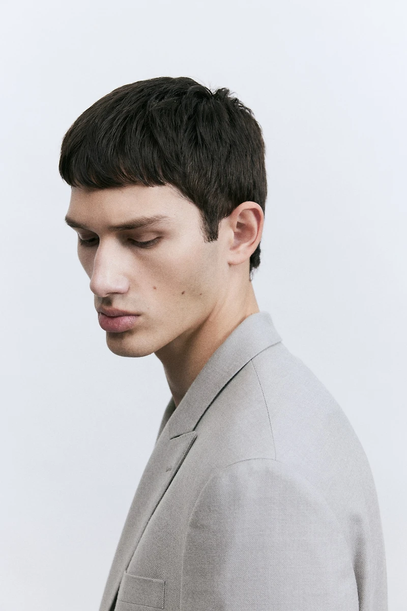 Regular-Fit Double-Breasted Jacket