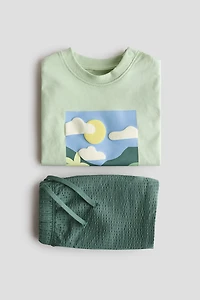 2-Piece Cotton Jersey Set