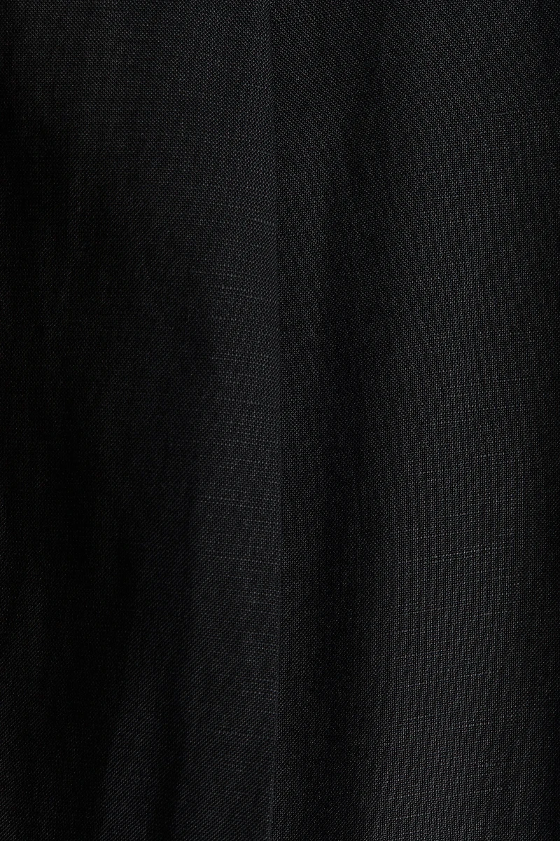 Linen-Blend Dress Pants