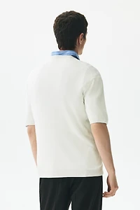 Slim-Fit Rib-Knit T-Shirt