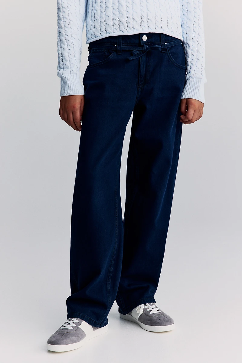 Jean ample taille basse