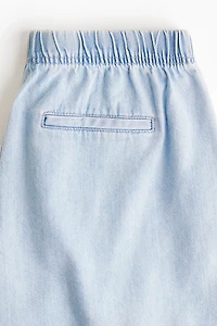 Denim Pull-On Shorts
