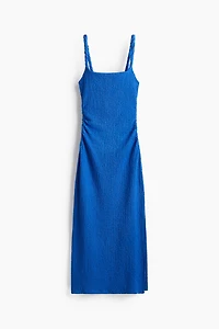 Textured Jersey Midi Dress