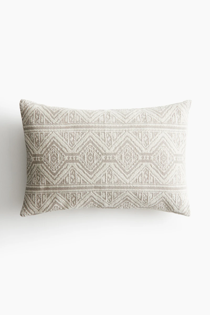 Textured-Pattern Cushion Cover