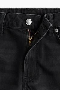High-Waist Denim Shorts