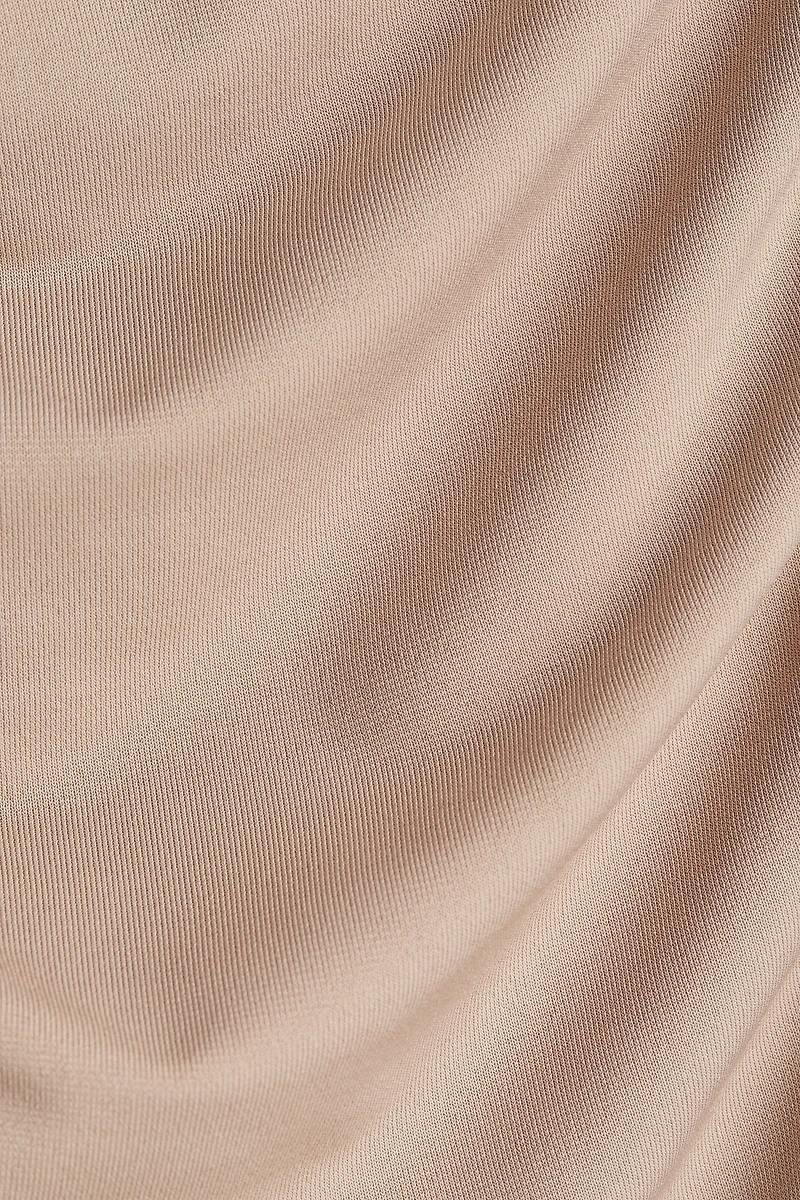Draped Long-Sleeved Top