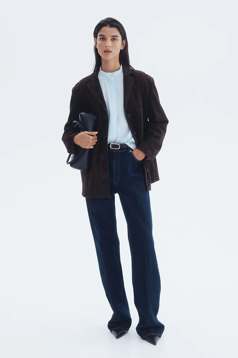 Puff-sleeved blouse