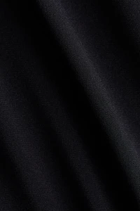 Draped-Panel Jersey Top