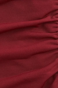 Draped Cap-Sleeved Top