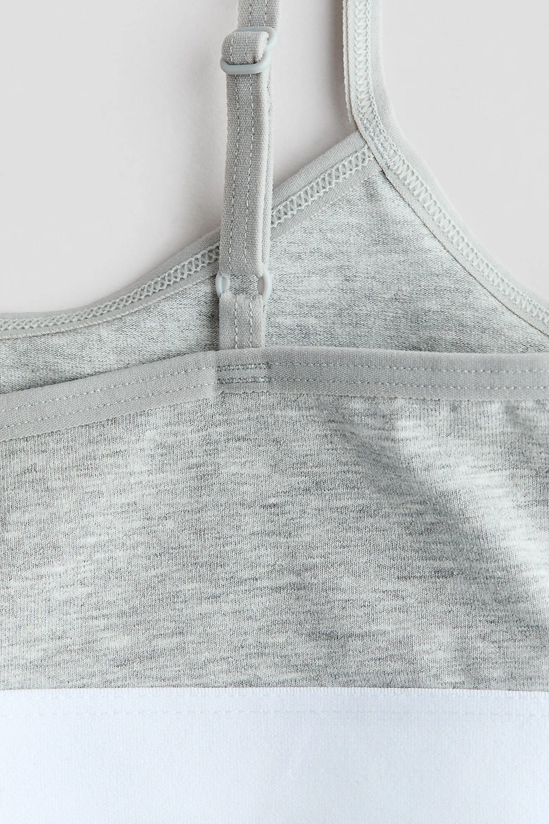 Lot de 3 brassières en coton