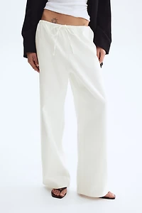 Denim Drawstring Pants