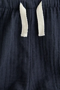 Short en mousseline de coton